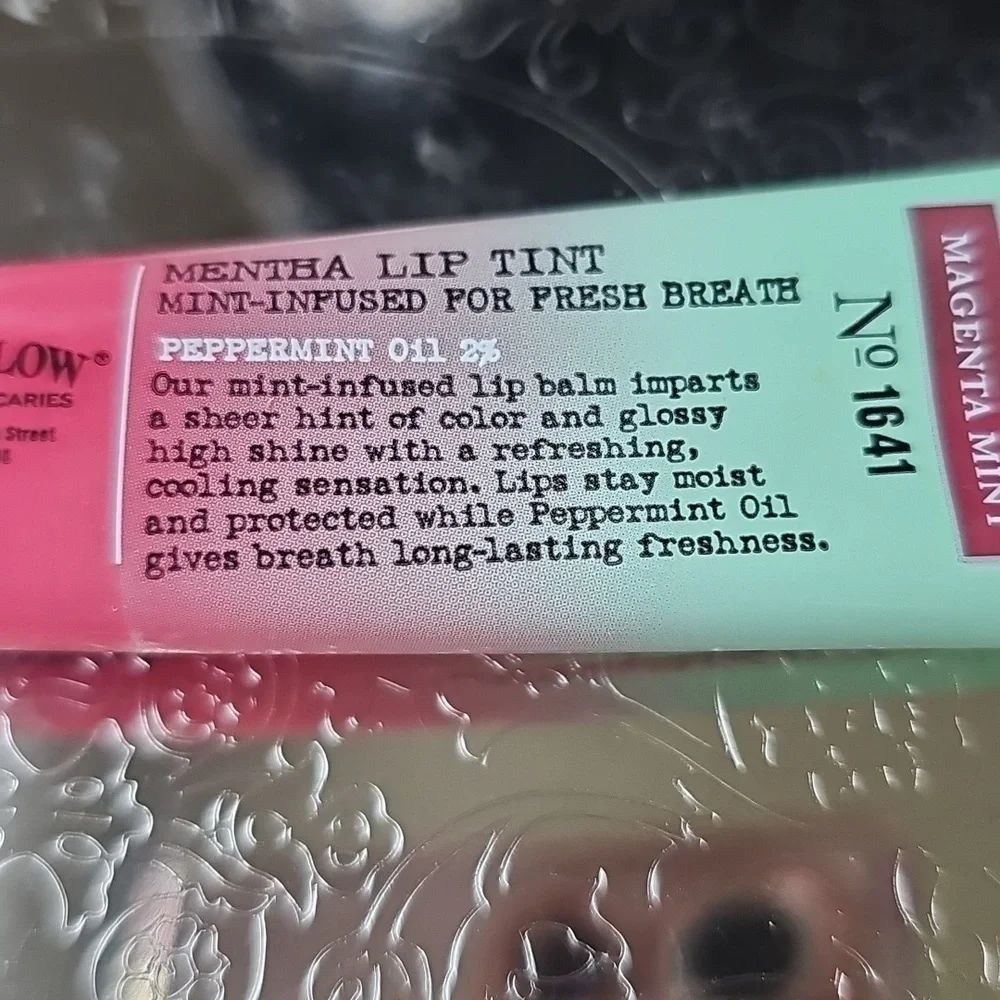 New CO Bigelow Mentha Lip Tint - Magenta Mint - Sealed - Discontinued